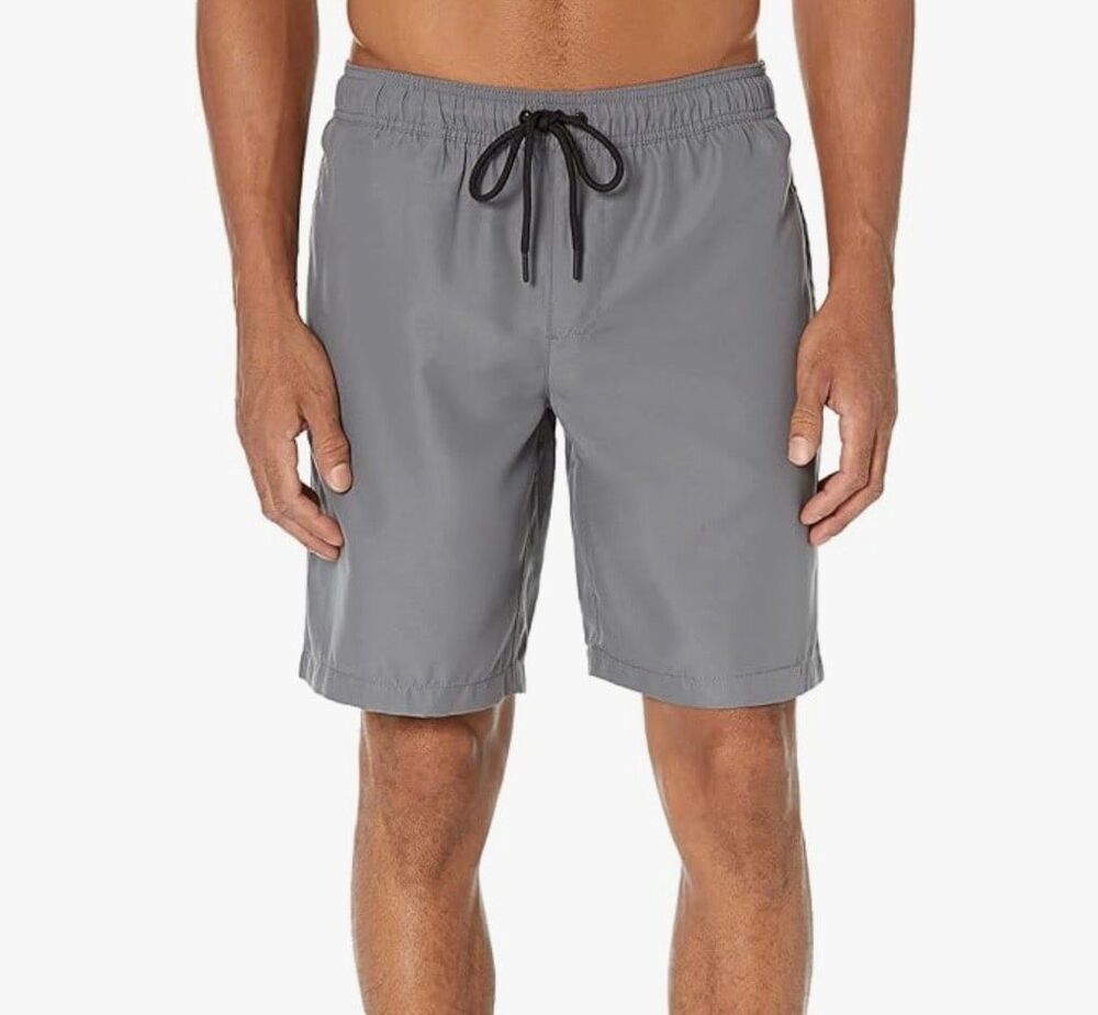 Amazon Essentials Men's 9" Swim Trunks Charcoal Size XL New With Tag